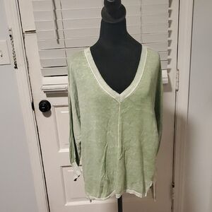 Sundance Light Green Knit Top